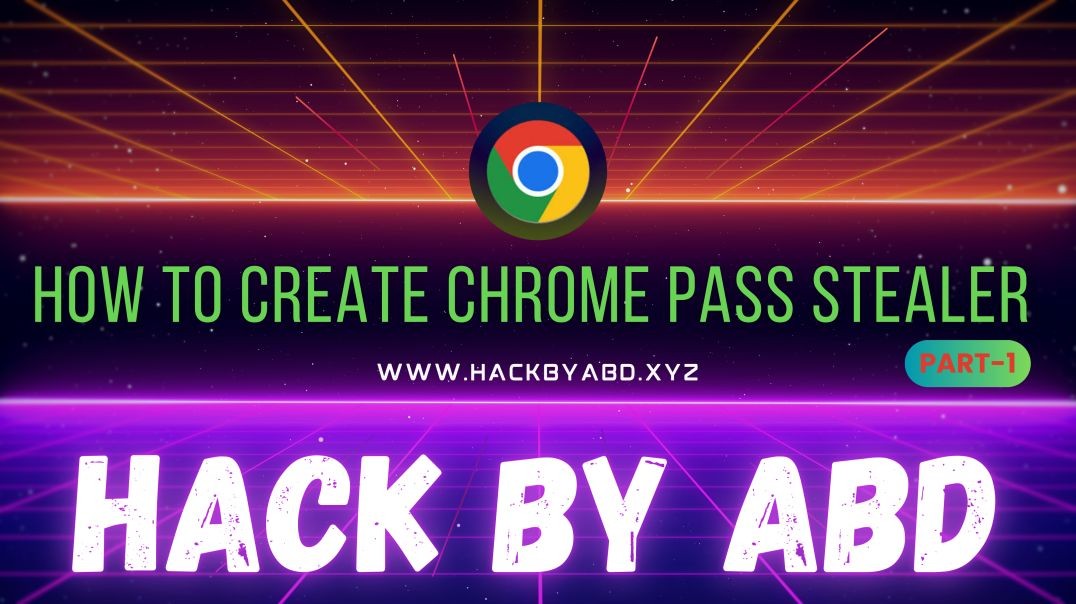 ⁣Step-by-Step: How to create Chrome pass Stealer part-1 | HackbyAbd