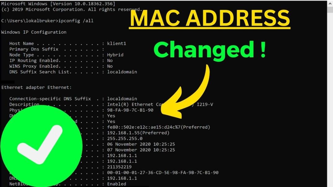 ⁣How to change mac address on windows 10 _ 2024