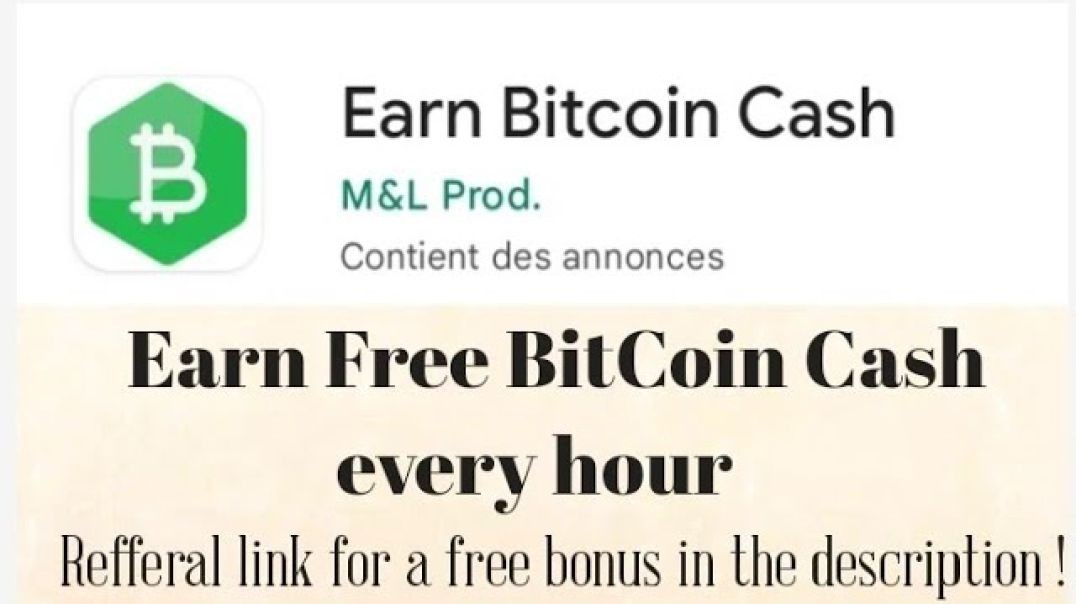 ⁣Earn Free Bitcoin Cash every hour up to 100,000 btc cash !