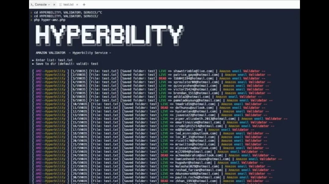 ⁣VALIDATOR EMAIL AMAZON FAST -  2023 AUTO UPDATE - HYPERBILITY V1