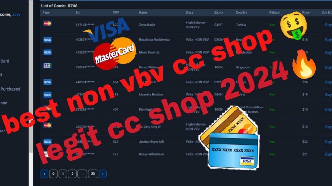 Best CVV vendor | best non vbv cc shop | fullz non vbv cc | non vbv cc | legit 2024
