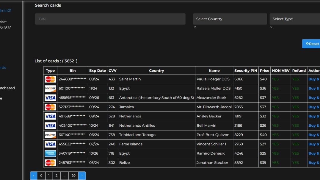 How To Get Non Vbv CC | Real cc Buy Website For Carding | Live cc | Carding CC | Legit CC Vendor |