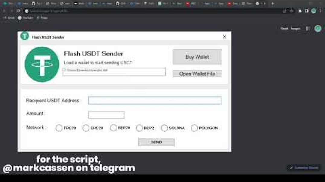 ⁣USDT Flash Sender Tool Full Source Code