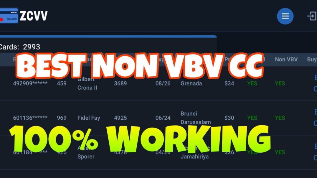 BEST NON VBV CC BUY WEBSITE 2024 | 100% WORKING AND REAL !!! 💵 💳