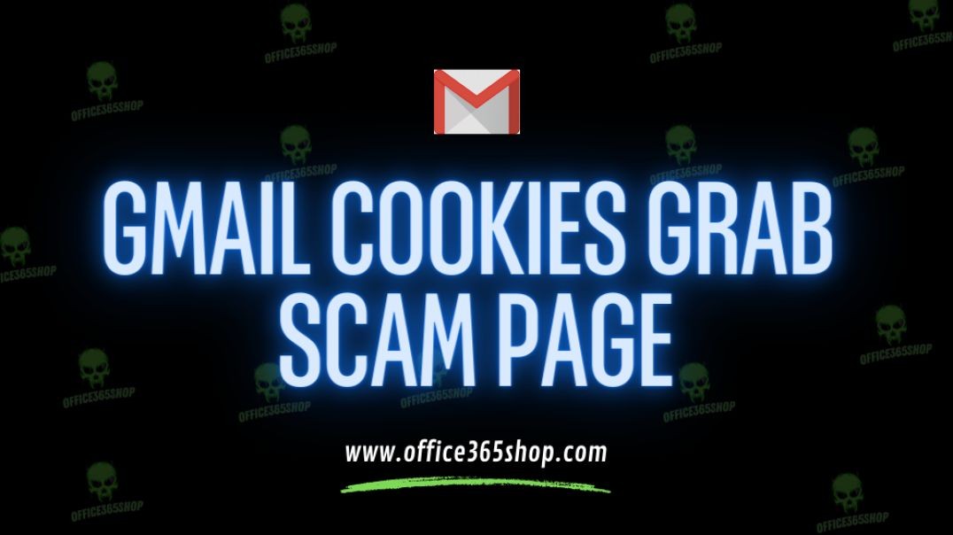 ⁣Gmail Cookies Grab Scam Page