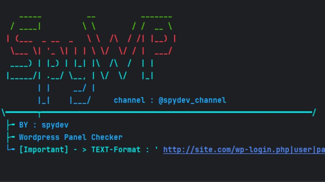 ⁣[Free] SPYWP Checker - Wordpress Panel Checker