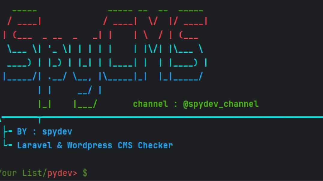 ⁣[Free] SpyCMS - Laravel & Wordpress Checker