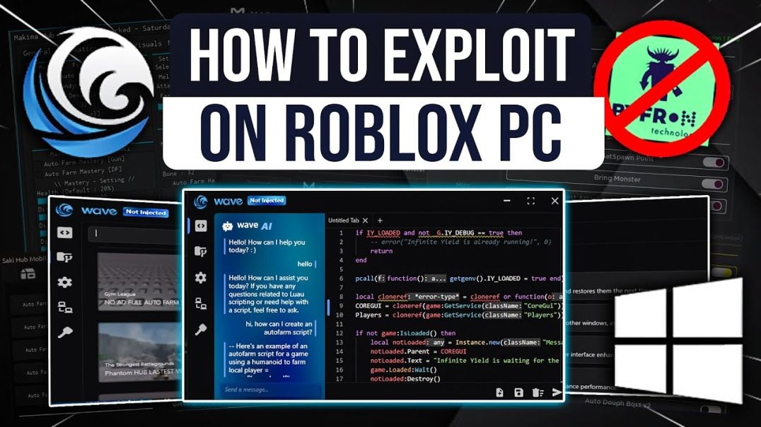 ⁣[NEW] How To Exploit On Roblox PC - Wave FREE Roblox Executor/Explo...