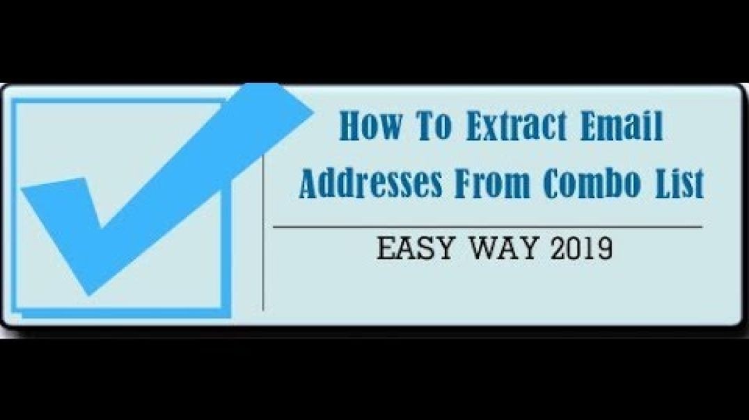 ⁣How To Extract Email Addresses From Combo List (EASY WAY 2019)