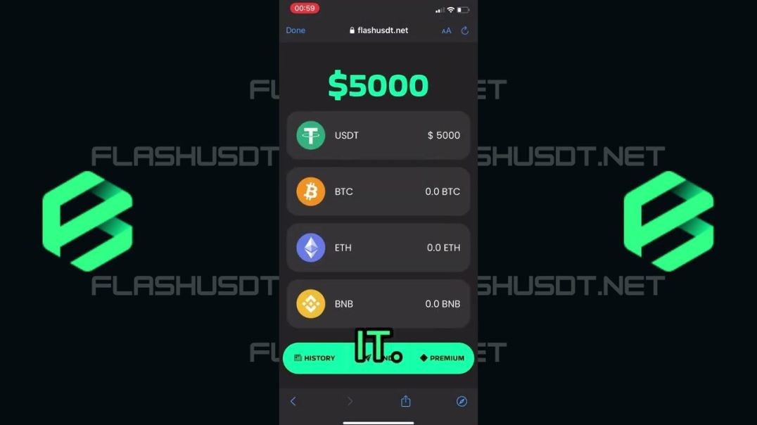 ⁣Flash USDT Sender