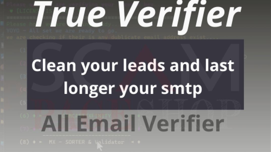 ⁣True Email Verifier | Email Verifier | Leads Verifier | ScamPageShop