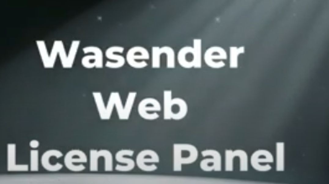 ⁣Wasender web License Panel Tool