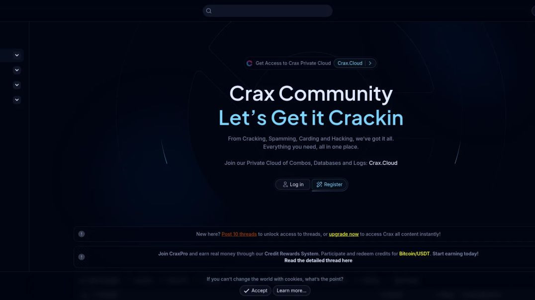 Join CraxPro: The #1 Underground Forum, Shop & AI Platform