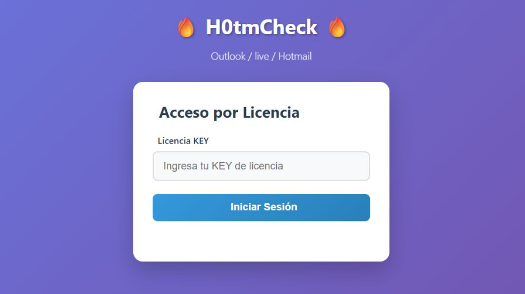 Checker Mail Access Web / Outlook / live / hotmail