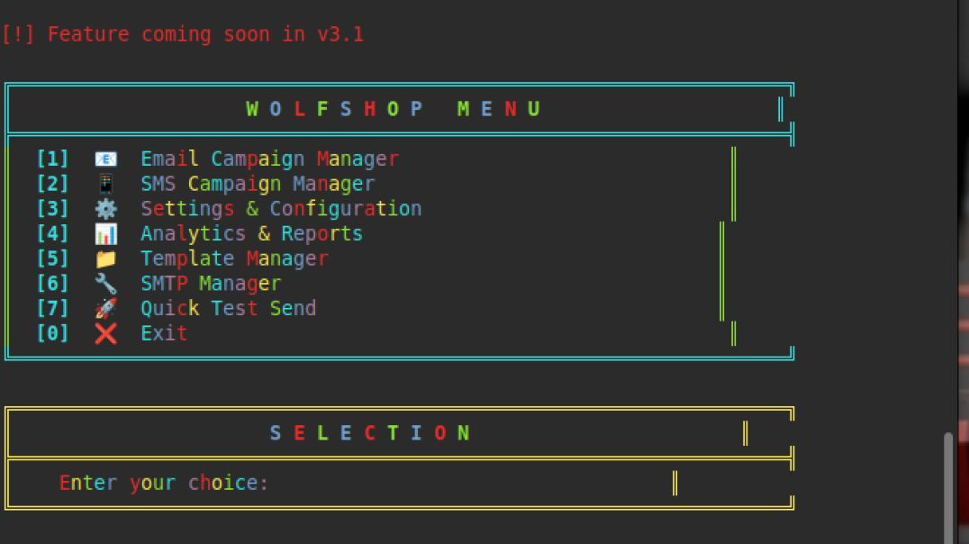 🚀WOLFSHOP SENDER v3.0 - The Professional Email Campaign Manager