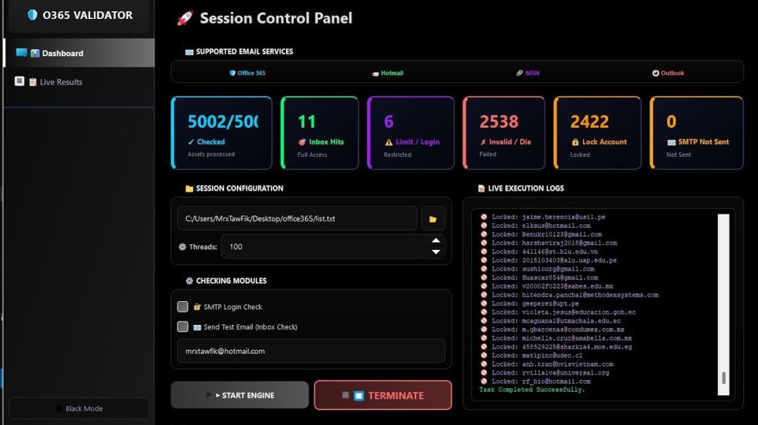 OFFICE 365 CREDENTIAL CHECKER PRO 🛡