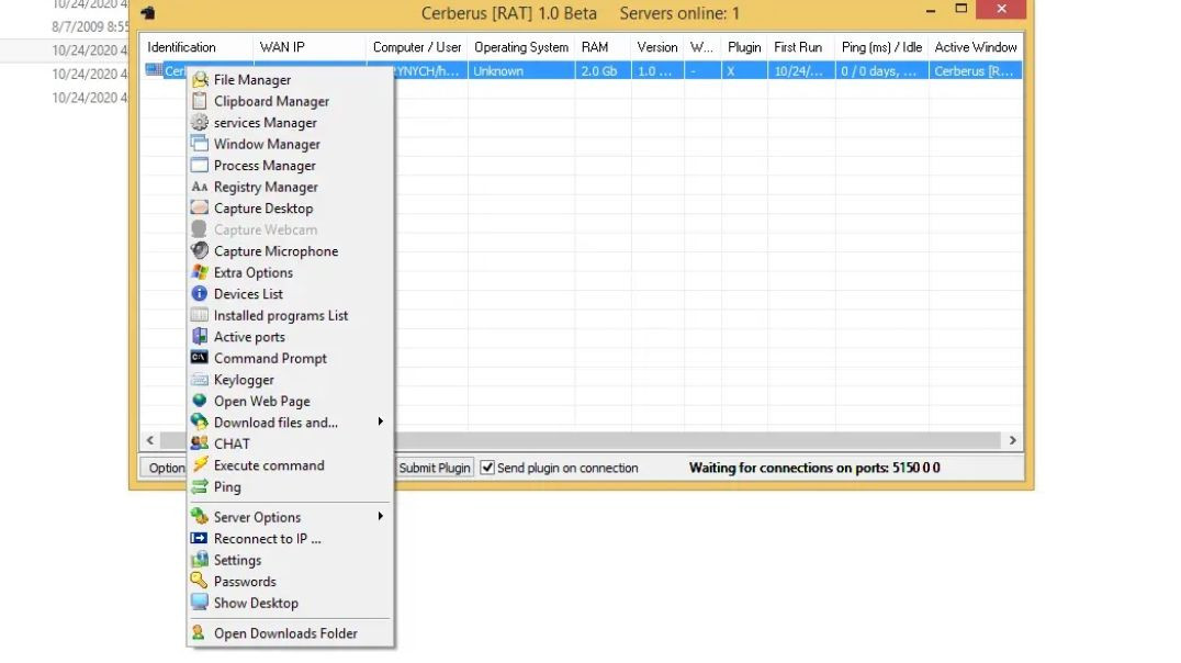 Cerberus RAT 1.0 Beta | Remote Administration Tool