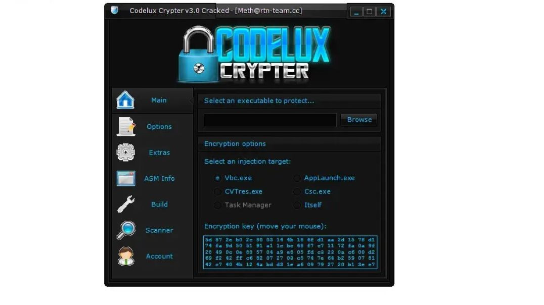Codelux Crypter v3.0 Cracked | Educational Software Encryption Tool