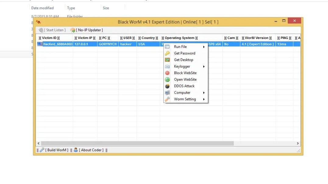 Black Worm v4.1 Expert Edition | Educational Malware Analysis