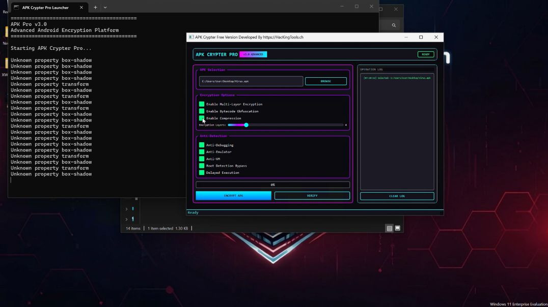 Free Apk Crypter 100% Working Bypass Antivirus