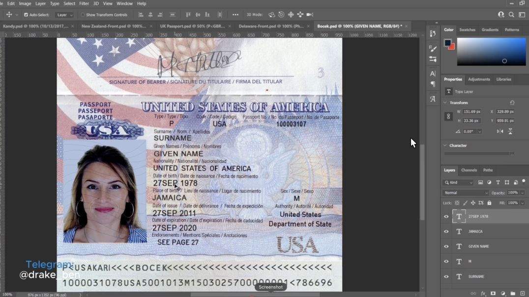 Fake Document Editing in Photoshop | Editable PSD Templates Available