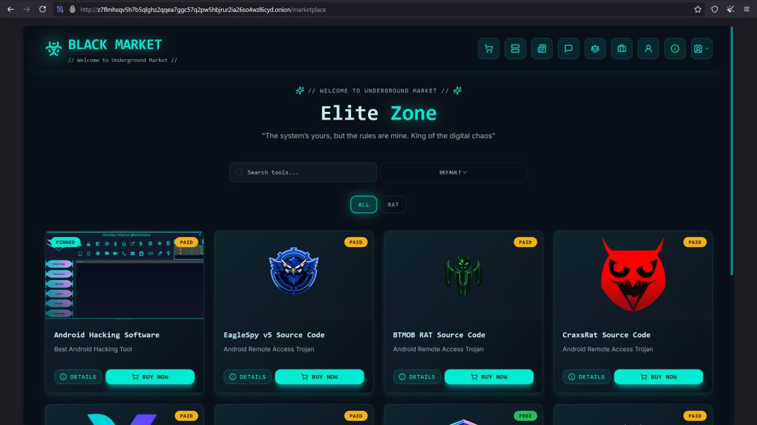 Advanced Cyber Marketplace with Escrow, Vendor Shops, Forum &amp;amp; Admin Panel