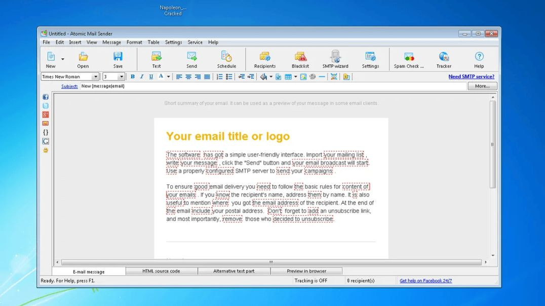 Atomic mail sender 9.4