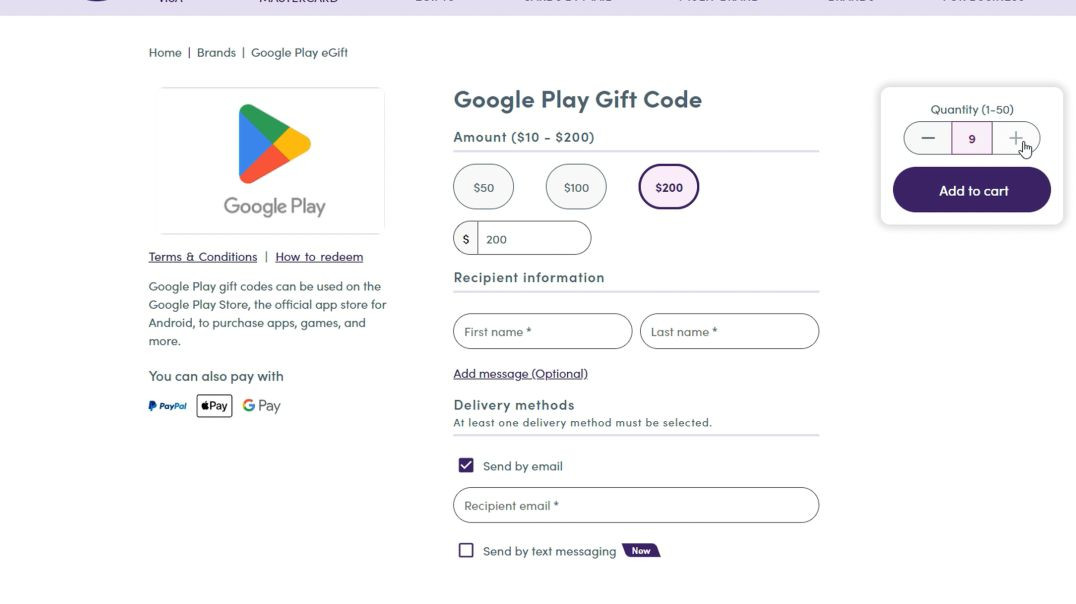 Carding Google Play gift Cards - ze4w.cc