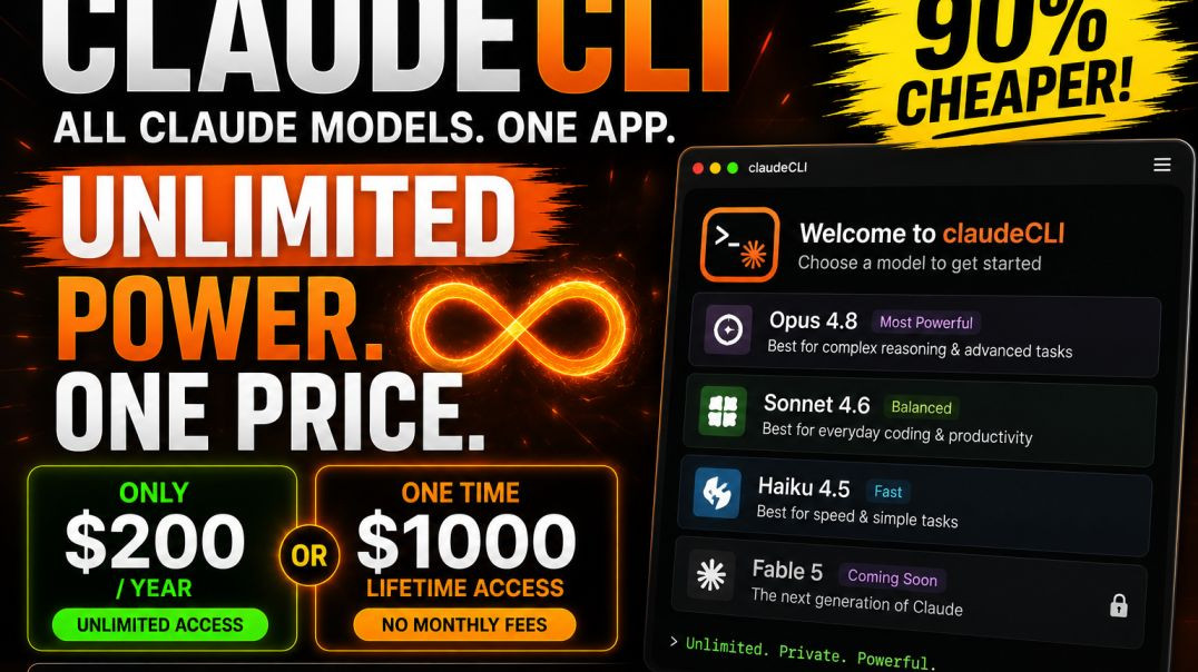 get unlimited access to claude ai pro all models | OPUS 4.8 | FABLE 5 SOON