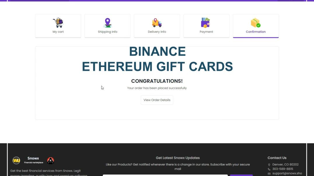 Buying a Carded Etherum Gift Card - darkbulk.cc