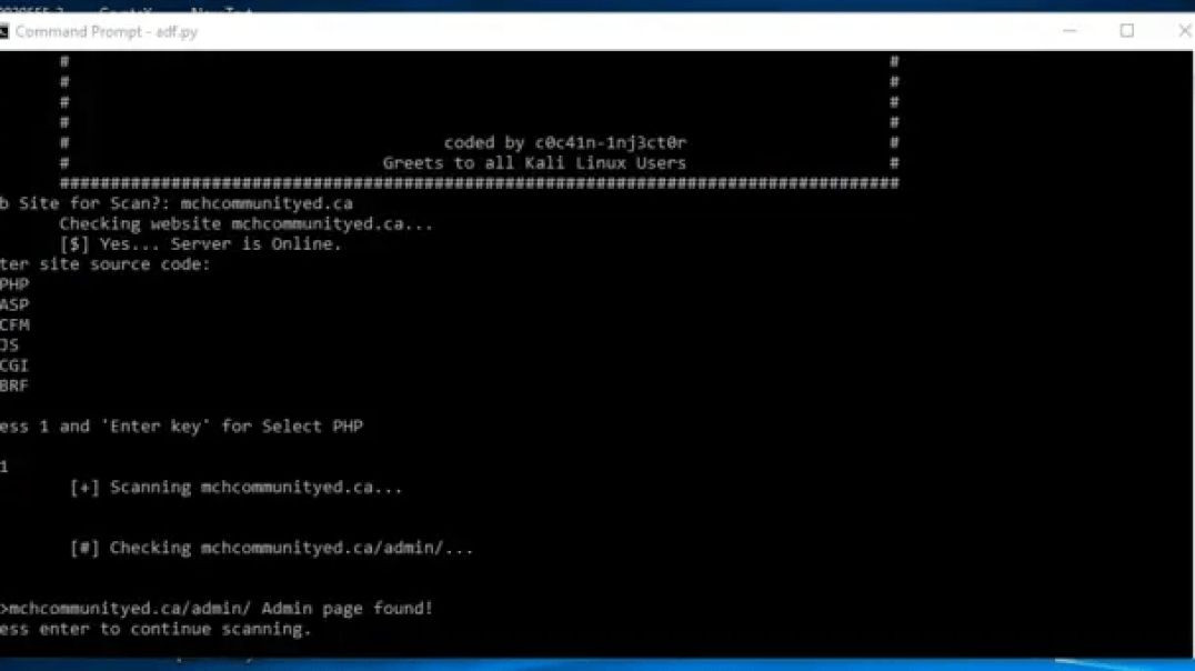 Admin Panel Finder